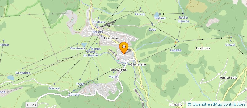 localisation de l'entreprise RESID'AME  HAUTELUCE