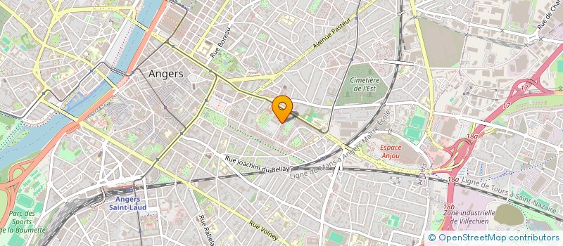 localisation de l'entreprise RESID DE L EUROPE à ANGERS