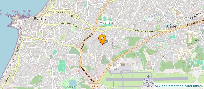 localisation de l'entreprise RESID FONTAINES DU PARC D'HIVER  BIARRITZ