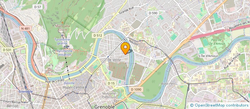 localisation de l'entreprise RESID'ILAVERDE à GRENOBLE