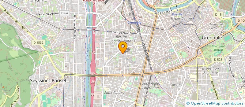 localisation de l'entreprise RESIDAPPART  GRENOBLE