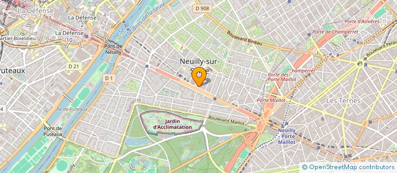 localisation de l'entreprise RESIDE DEKA à NEUILLY-SUR-SEINE