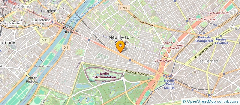 localisation de l'entreprise RESIDE ENNIA à NEUILLY-SUR-SEINE