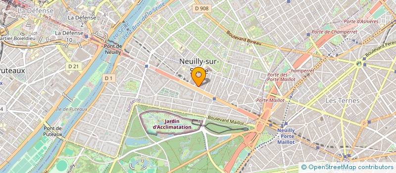 localisation de l'entreprise RESIDE ETUDES GESTION REG à NEUILLY-SUR-SEINE