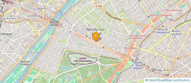localisation de l'entreprise RESIDE OKTO à NEUILLY-SUR-SEINE