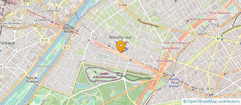 localisation de l'entreprise RESIDE PENTE à NEUILLY-SUR-SEINE
