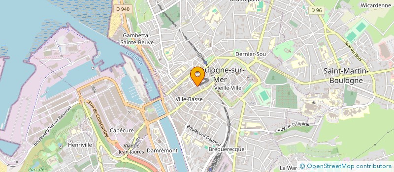 localisation de l'entreprise RESIDENC D ALEXIS ET RENOVATION D ALEXIS à BOULOGNE-SUR-MER