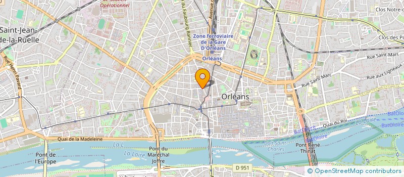 localisation de l'entreprise RESIDENCE 1 RUE DU COLOMBIER  ORLEANS