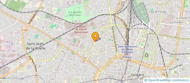 localisation de l'entreprise RESIDENCE 101 BD CHATEAUDUN à ORLEANS