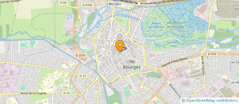 localisation de l'entreprise RESIDENCE 13 B RUE MOYENNE  BOURGES