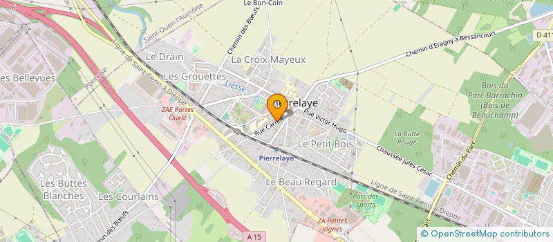 localisation de l'entreprise RESIDENCE 14 RUE CARNOT  PIERRELAYE