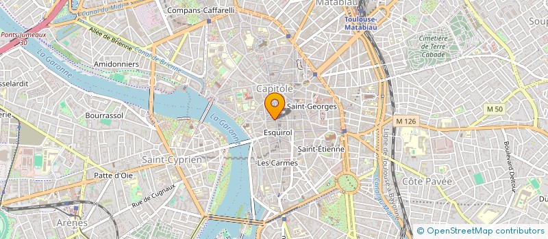 localisation de l'entreprise RESIDENCE 14 TEMPONNIERES à TOULOUSE
