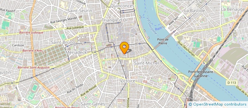 localisation de l'entreprise RESIDENCE 157 RUE SAINTE CATHERINE  BORDEAUX