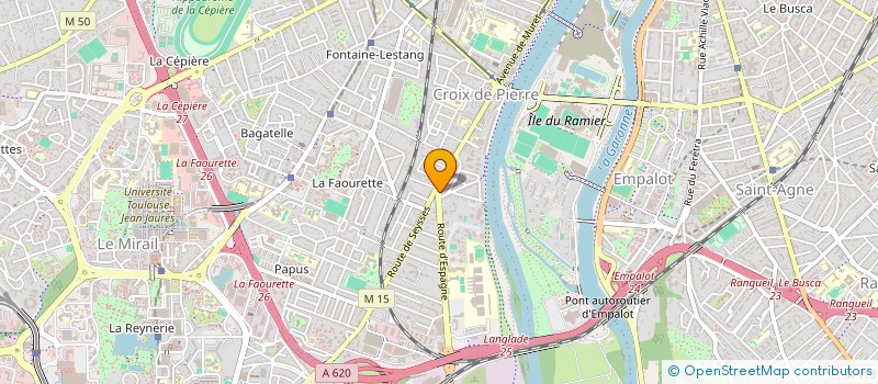 localisation de l'entreprise RESIDENCE 2 AVENUE DE MURET  TOULOUSE