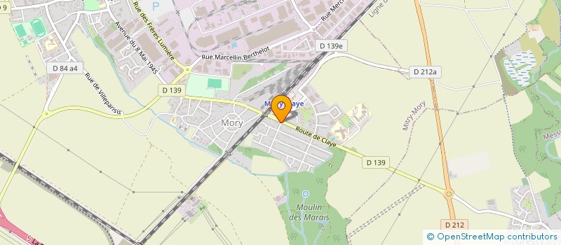 localisation de l'entreprise RESIDENCE 2 RUE LEFEVRE MITRY MORY  MITRY-MORY