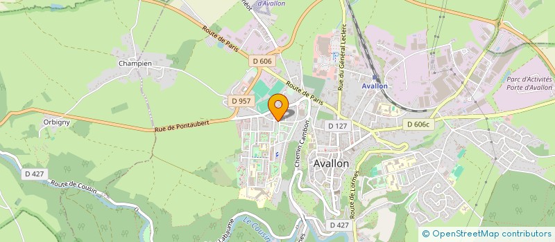 localisation de l'entreprise RESIDENCE 2054 à AVALLON