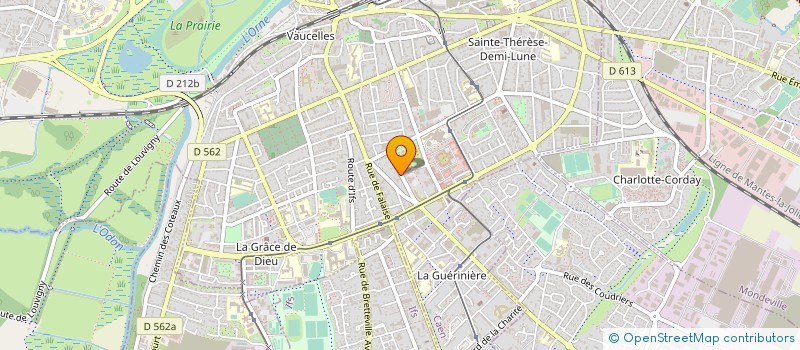 localisation de l'entreprise RESIDENCE 24 RUE G.TREBUTIEN à CAEN