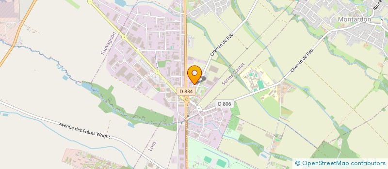 localisation de l'entreprise RESIDENCE à SERRES-CASTET