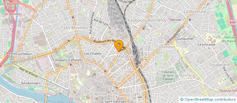localisation de l'entreprise RESIDENCE 4 FRANC  TOULOUSE