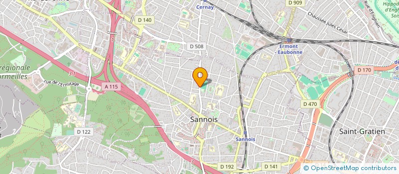 localisation de l'entreprise RESIDENCE 45 RUE DU LIEUTENANT KEISER  SANNOIS