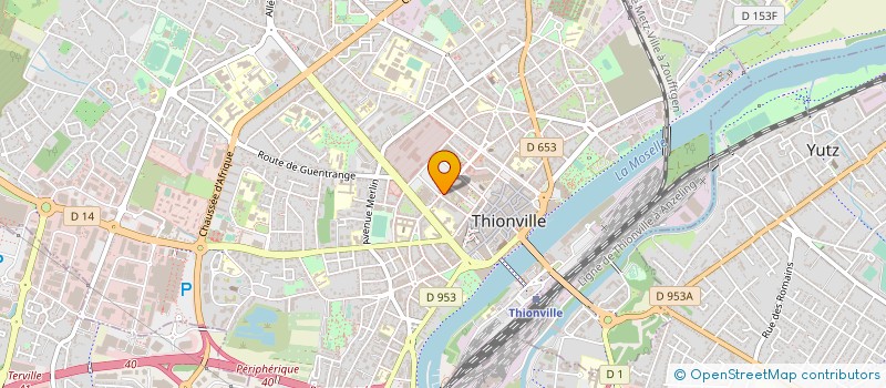 localisation de l'entreprise RESIDENCE 59 BD FOCH  THIONVILLE