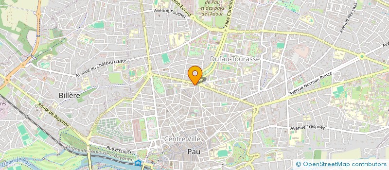 localisation de l'entreprise RESIDENCE 59 RUE CARNOT à PAU