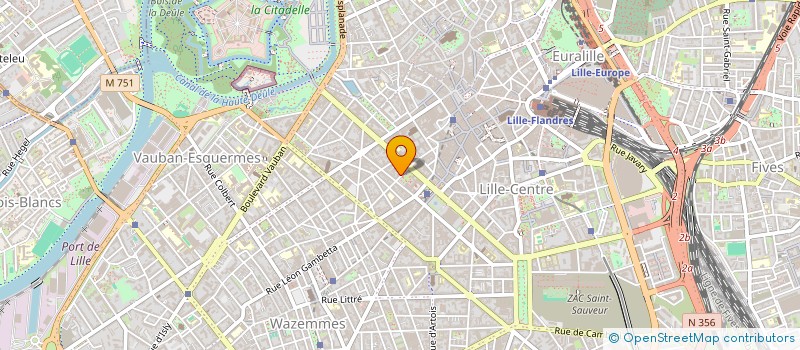 localisation de l'entreprise RESIDENCE 62 RUE JEAN SANS PEUR à LILLE