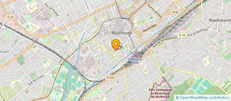 localisation de l'entreprise RESIDENCE 7 RUE MAGENTA  MULHOUSE