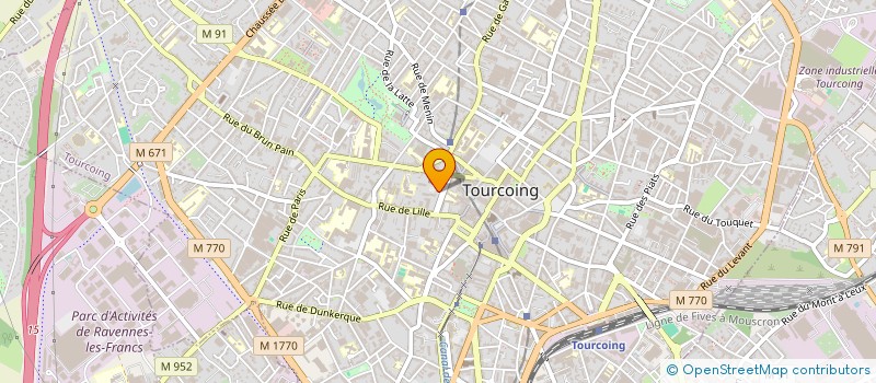 localisation de l'entreprise RESIDENCE ACHILLE DEWARLEZ  TOURCOING