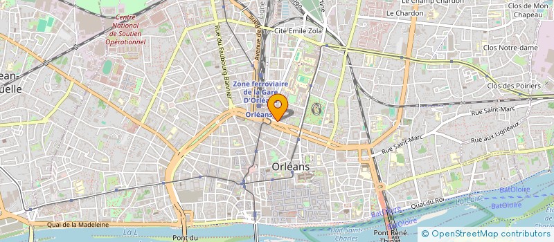 localisation de l'entreprise RESIDENCE ALBERT 1ER à ORLEANS