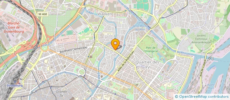 localisation de l'entreprise RESIDENCE ALEXANDRA à STRASBOURG