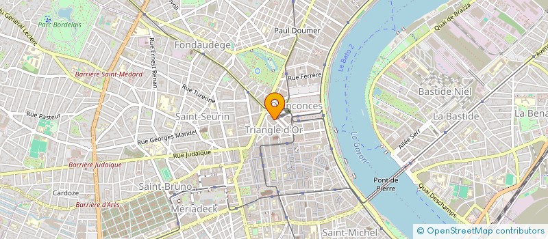 localisation de l'entreprise RESIDENCE ALLEES DE TOURNY  BORDEAUX