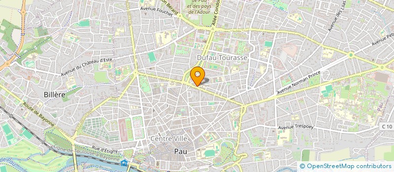 localisation de l'entreprise RESIDENCE ALSACE LORRAINE à PAU