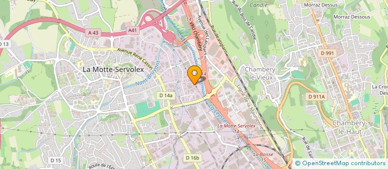 localisation de l'entreprise RESIDENCE ALTO  CHAMBERY