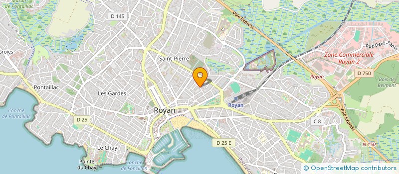 localisation de l'entreprise RESIDENCE ANATOLE FRANCE  ROYAN