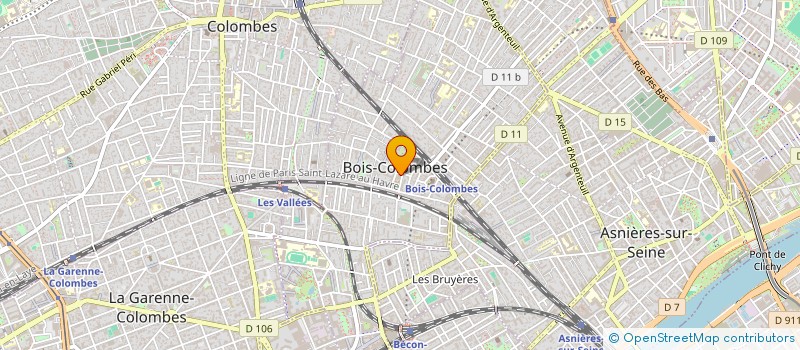 localisation de l'entreprise RESIDENCE ANDRE CHENIER à BOIS-COLOMBES