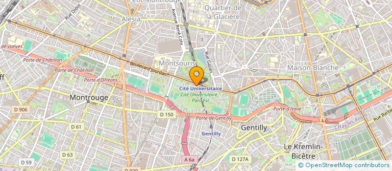 localisation de l'entreprise RESIDENCE ANDRE HONORAT à PARIS