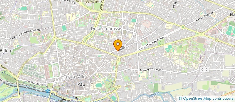 localisation de l'entreprise RESIDENCE ANGELI à PAU