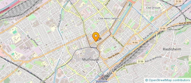 localisation de l'entreprise RESIDENCE ANVERS  MULHOUSE