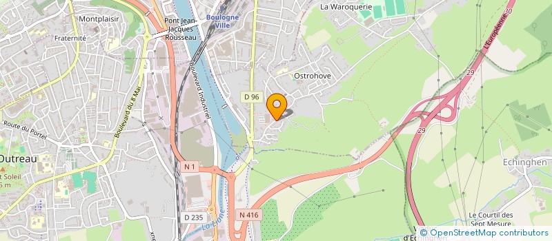 localisation de l'entreprise RESIDENCE APOLLINE  SAINT-MARTIN-BOULOGNE