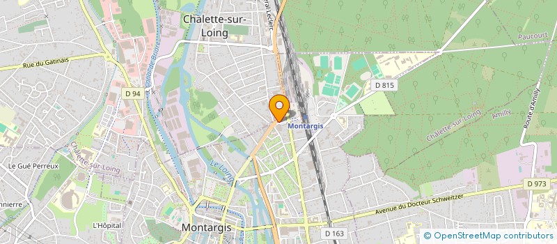 localisation de l'entreprise RESIDENCE AQUARELIA MONTARGIS à MONTARGIS