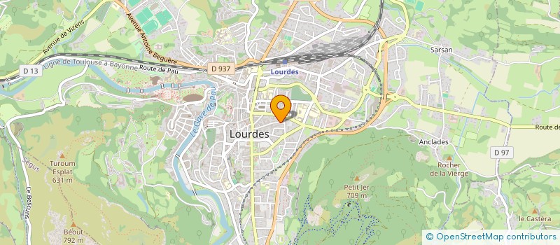 localisation de l'entreprise RESIDENCE ARENA  LOURDES