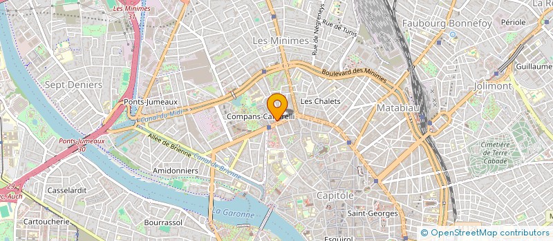 localisation de l'entreprise RESIDENCE ARISTOTE  TOULOUSE