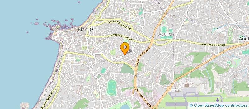 localisation de l'entreprise RESIDENCE ARVERNA à BIARRITZ