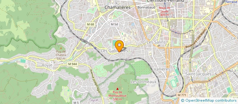 localisation de l'entreprise RESIDENCE ARVERNE  CHAMALIERES