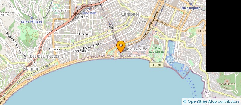 localisation de l'entreprise RESIDENCE ASTIER à NICE