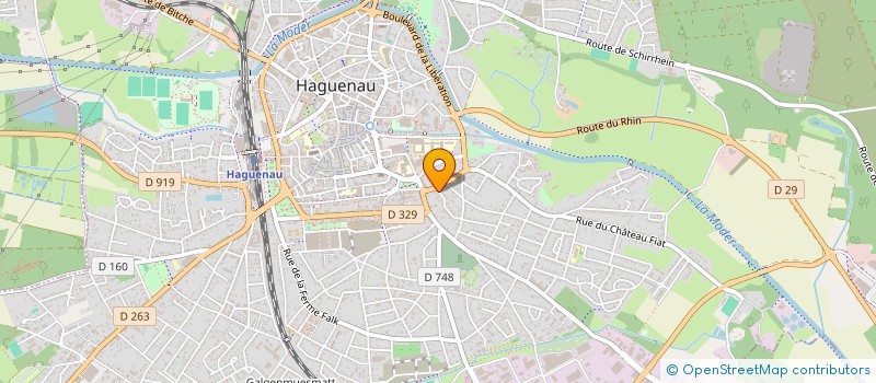 localisation de l'entreprise RESIDENCE AU VIEUX WISSEMBOURG  HAGUENAU