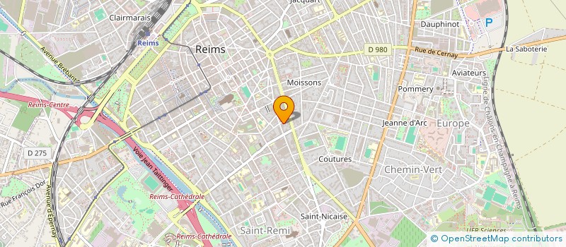 localisation de l'entreprise RESIDENCE AUGUSTINS-PONSARDIN-REIMS  REIMS