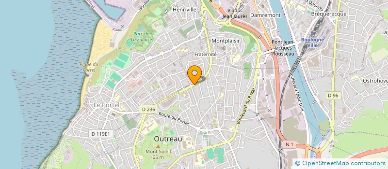 localisation de l'entreprise RESIDENCE AURELIA BRISER à OUTREAU