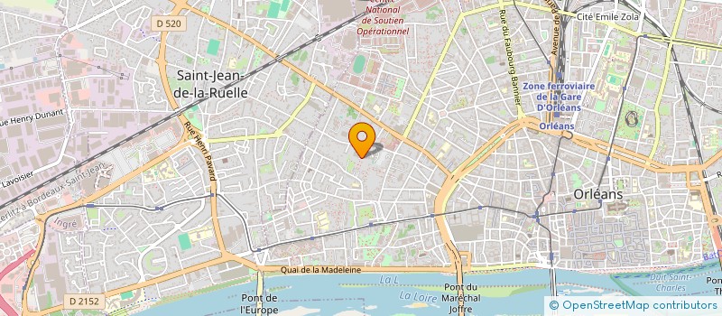 localisation de l'entreprise RESIDENCE AURELIANIS  ORLEANS